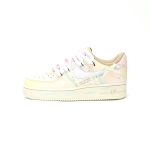 Nike Air Force 1 '07 Low Women's Leather Sneakers - Off-White Classic Casual Shoes