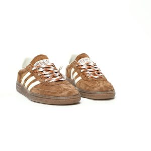 Adidas Originals Handball SPZL Suede Brown Shoes for Men and Women – Retro Indoor Sport Style Casual Sneakers​