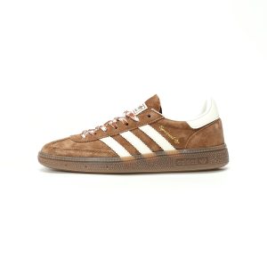 Adidas Originals Handball SPZL Suede Brown Shoes for Men and Women – Retro Indoor Sport Style Casual Sneakers​