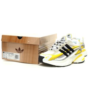 Adidas Virginia Adistar Jellyfish Yellow Retro Lifestyle Sneakers for Men and Women – Bold Yellow Jellyfish Design Chunky Streetwear Shoes​