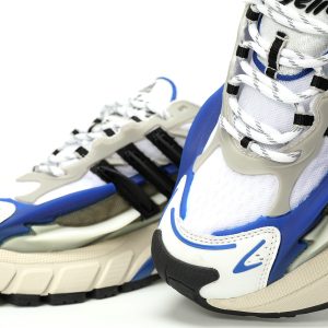 Adidas Virginia Adistar Jellyfish Blue Retro Lifestyle Sneakers for Men and Women – Bold Blue Jellyfish Design Chunky Streetwear Shoes