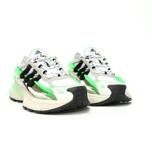 Adidas Virginia Adistar Jellyfish Green Retro Lifestyle Sneakers for Men and Women – Bold Green Jellyfish Design Chunky Streetwear Shoes