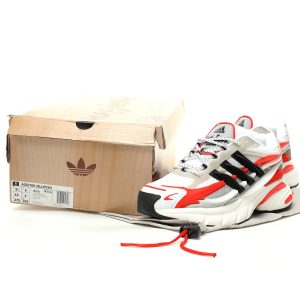 Adidas Virginia Adistar Jellyfish Red Retro Lifestyle Sneakers for Men and Women – Bold Red Jellyfish Design Chunky Streetwear Shoes