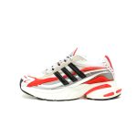 Adidas Virginia Adistar Jellyfish Red Retro Lifestyle Sneakers for Men and Women – Bold Red Jellyfish Design Chunky Streetwear Shoes