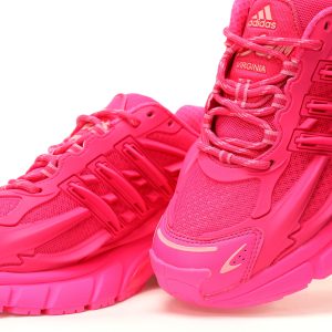 Adidas Virginia Adistar Jellyfish Pink Retro Lifestyle Sneakers for Men and Women – Bold Pink Jellyfish Design Chunky Streetwear Shoes