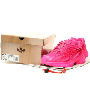 Adidas Virginia Adistar Jellyfish Pink Retro Lifestyle Sneakers for Men and Women – Bold Pink Jellyfish Design Chunky Streetwear Shoes