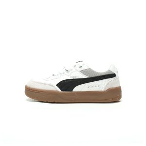Puma Park Lifestyle OG Men’s and Women’s White Mocha Casual Sneakers – Skate-Inspired Retro Lifestyle Shoes