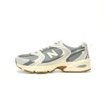 New Balance MR530系列低帮复古老爹风休闲运动跑步鞋“米白灰”U530SUB