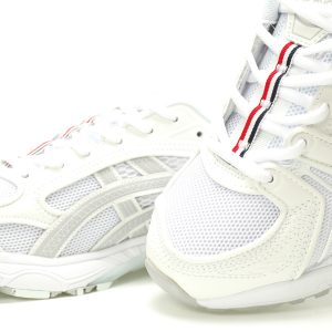 Thom Browne x ASICS Gel Kayano 14 White Inspired Collaborative Sneakers Thom Browne x ASICS Gel Kayano 14 White Inspired Collaborative Sneakers