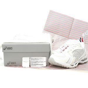 Thom Browne x ASICS Gel Kayano 14 White Inspired Collaborative Sneakers Thom Browne x ASICS Gel Kayano 14 White Inspired Collaborative Sneakers