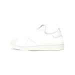 Adidas Superstar II Slip-On All White Elastic Strap Inspired Unisex Casual Sneakers