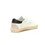 White Distressed Star Sneakers | Golden Goose Style Casual Shoes