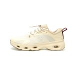 Loewe x On Cloudsolo Low Top Running Shoes Beige Burgundy Lightweight Sneakers