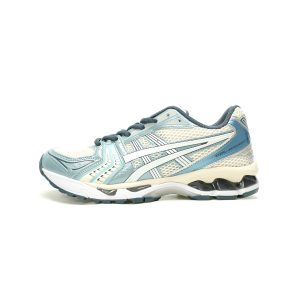 ASICS Gel Kayano 14 Cream Raw Indigo Retro Running Shoes 1203A537-116