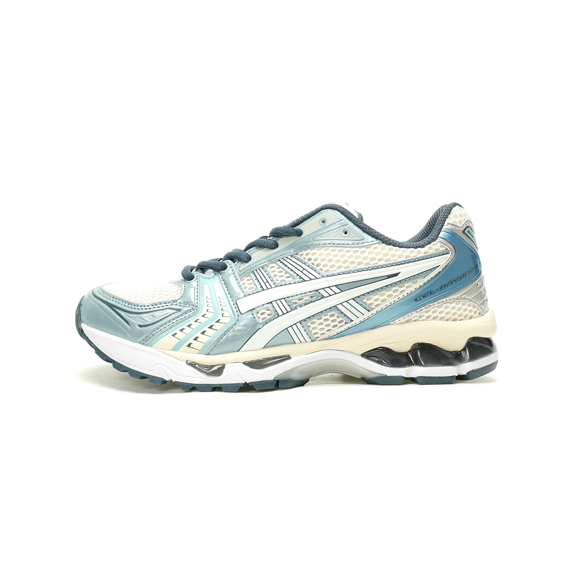 ASICS Gel Kayano 14 Cream Raw Indigo Retro Running Shoes 1203A537-116 ASICS Gel Kayano 14 Cream Raw Indigo Retro Running Shoes 1203A537-116