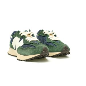 New Balance 327 Midnight Green Cream Suede Mesh Retro Sneakers U327WVD New Balance 327 Midnight Green Cream Suede Mesh Retro Sneakers U327WVD