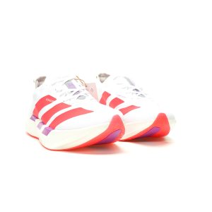 Adidas Adizero Adios Pro 4 White Fuchsia Red Running Shoes KZ9020 Adidas Adizero Adios Pro 4 White Fuchsia Red Running Shoes KZ9020