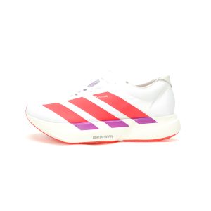 Adidas Adizero Adios Pro 4 White Fuchsia Red Running Shoes KZ9020