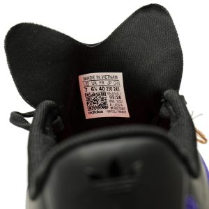 adidas HYPERBOOST EDGE Black Purple Lightweight Cushion Running Shoes