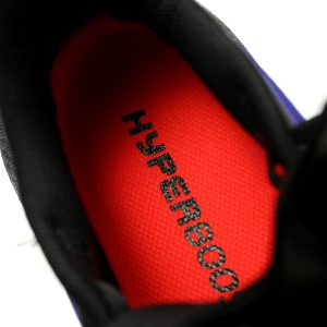 adidas HYPERBOOST EDGE Black Purple Lightweight Cushion Running Shoes
