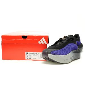 adidas HYPERBOOST EDGE Black Purple Lightweight Cushion Running Shoes