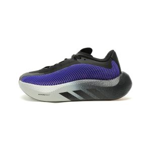 adidas HYPERBOOST EDGE Black Purple Lightweight Cushion Running Shoes