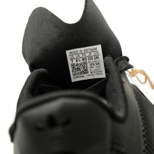 Adidas HYPERBOOST EUPHORIA Triple Black TPU Grid Chunky Sole Tech-Wear Sneakers