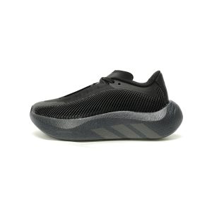 Adidas HYPERBOOST EUPHORIA Triple Black TPU Grid Chunky Sole Tech-Wear Sneakers