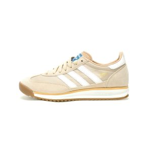 adidas SL 72 Beige Gum Sole White Stripes Inspired Retro Sneakers