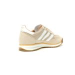adidas SL 72 Beige Gum Sole White Stripes Inspired Retro Sneakers