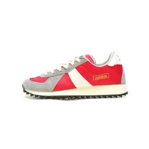 adidas BW Army Run Light Grey Red White Suede Oxford Sneakers KH6074