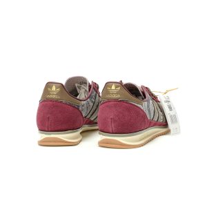 Liberty London x adidas SL72 OG Floral Embroidery Burgundy Brown Women's Sneakers KI4804 Liberty London x adidas SL72 OG Floral Embroidery Burgundy Brown Women's Sneakers KI4804