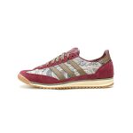 Liberty London x adidas SL72 OG Floral Embroidery Burgundy Brown Women's Sneakers KI4804