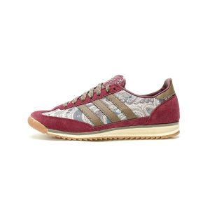 Liberty London x adidas SL72 OG Floral Embroidery Burgundy Brown Women's Sneakers KI4804