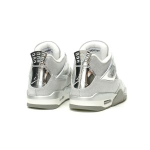 Nike Air Jordan 4 Retro Glitter Glove Silver Men's Sneakers FQ8138-092 Nike Air Jordan 4 Retro Glitter Glove Silver Men's Sneakers FQ8138-092