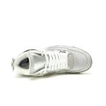 Nike Air Jordan 4 Retro Glitter Glove Silver Men's Sneakers FQ8138-092