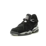 Nike Air Jordan 8 Retro Chrome Black Silver Men's Basketball Shoes 305381-007