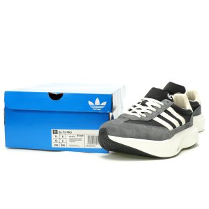 adidas SL 72 Pro Dark Grey Black White Suede Nylon LIGHTSTRIKE+ Sneakers KK3072