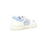 Off-White™ 3.0 Court Low Top White Light Blue Leather Sneakers
