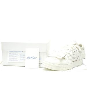 Off-White™ 3.0 Court Low Top White Grey Leather Sneakers OMIA29KS25LEA004010B Off-White™ 3.0 Court Low Top White Grey Leather Sneakers OMIA29KS25LEA004010B