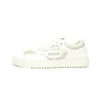 Off-White™ 3.0 Court Low Top White Grey Leather Sneakers OMIA29KS25LEA004010B