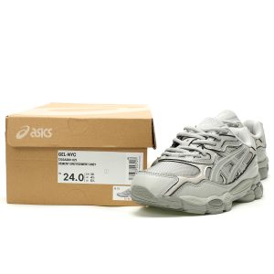 ASICS Gel-NYC Cement Grey Black Suede Mesh 1203A280-021 ASICS Gel-NYC Cement Grey Black Suede Mesh 1203A280-021