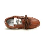 Miu Miu x New Balance 530 SL Coffee Brown Leather Gum Sole Sneakers ECAP523059B
