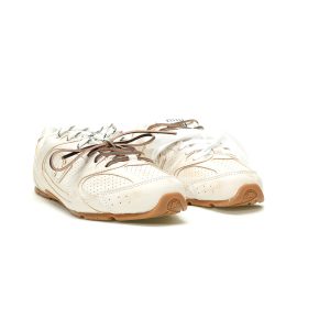 Miu Miu x New Balance 530 SL Off-White Distressed Leather Gum Sole Sneakers ECAP523059B Miu Miu x New Balance 530 SL Off-White Distressed Leather Gum Sole Sneakers ECAP523059B
