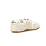 Miu Miu x New Balance 530 SL Off-White Distressed Leather Gum Sole Sneakers ECAP523059B