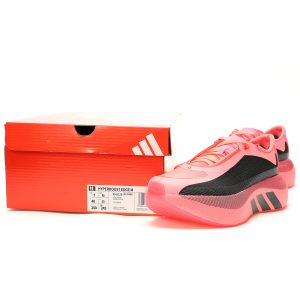 adidas HyperBoost Edge Peach Pink Black PrimeWeave Sneakers KH8128 adidas HyperBoost Edge Peach Pink Black PrimeWeave Sneakers KH8128