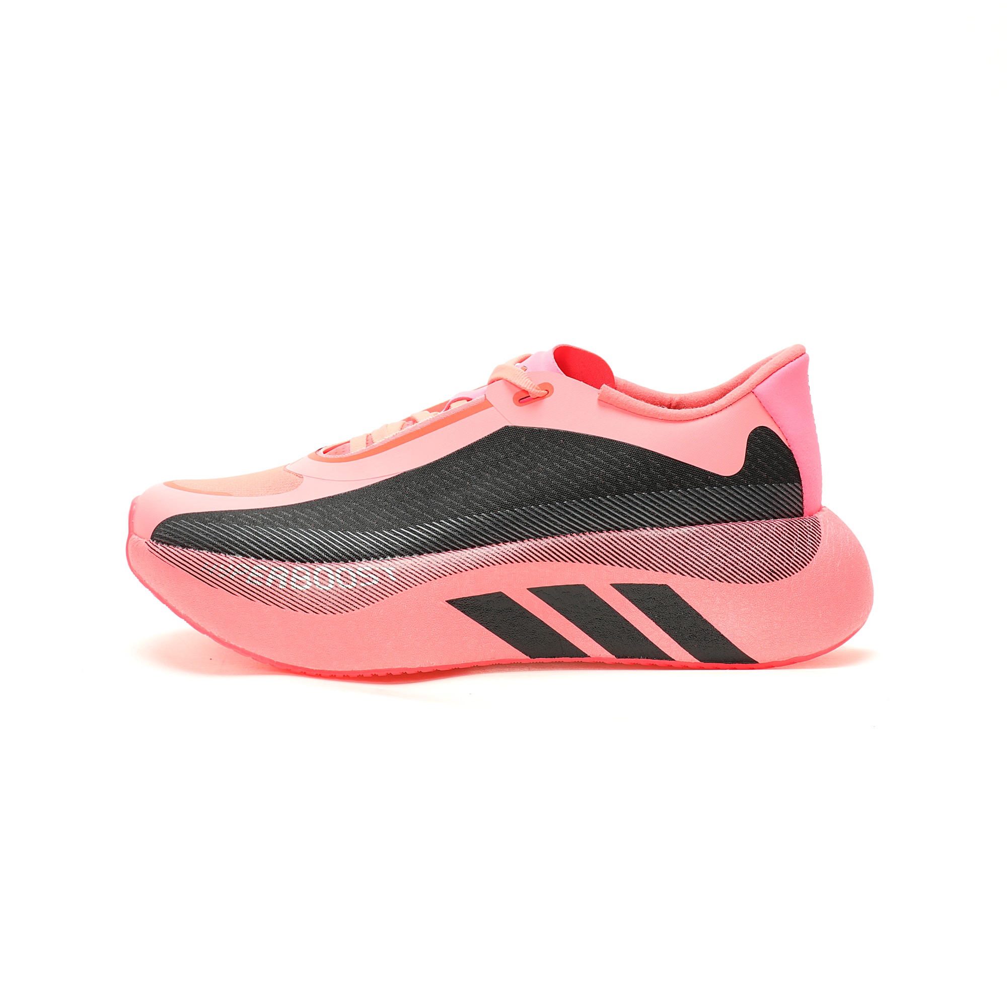 adidas HyperBoost Edge Peach Pink Black PrimeWeave Sneakers KH8128 adidas HyperBoost Edge Peach Pink Black PrimeWeave Sneakers KH8128