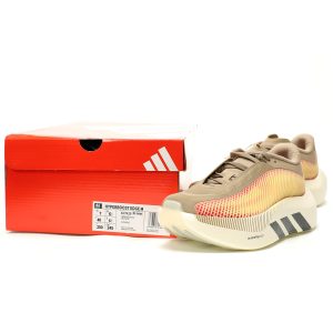 adidas HyperBoost Edge Khaki Orange Yellow Black TPU PrimeWeave Sneakers KH7429 adidas HyperBoost Edge Khaki Orange Yellow Black TPU PrimeWeave Sneakers KH7429