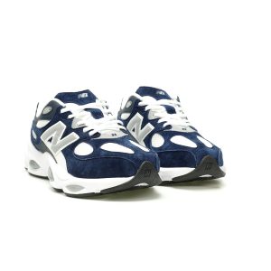 New Balance 983 White Navy Suede Mesh Retro Running Shoes U983ND